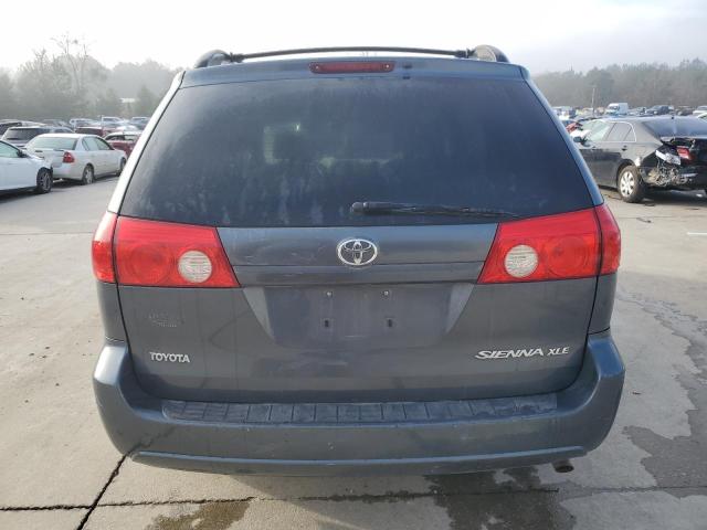 5TDZK22C08S156102 - 2008 TOYOTA SIENNA XLE BLUE photo 6