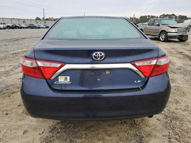 4T4BF1FK3FR465509 - 2015 TOYOTA CAMRY LE BLUE photo 6