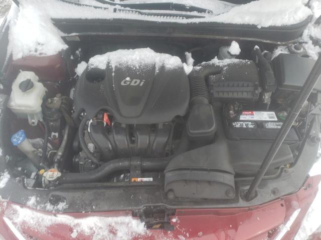 5NPEB4AC9DH704495 - 2013 HYUNDAI SONATA GLS RED photo 11