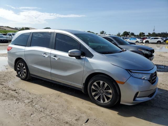 5FNRL6H66PB078448 - 2023 HONDA ODYSSEY EXL BLUE photo 4