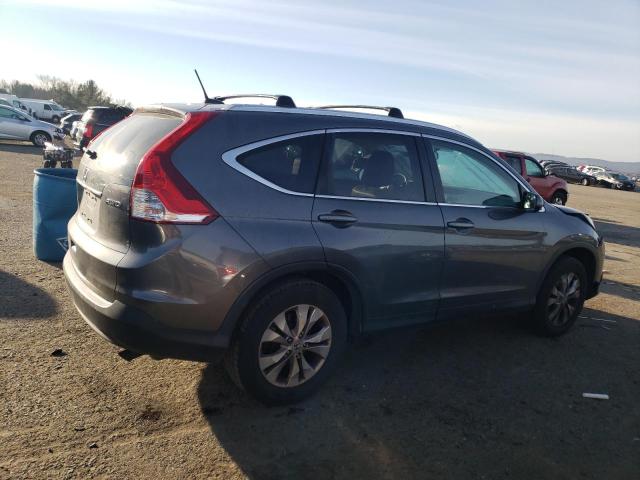 2HKRM4H74EH636158 - 2014 HONDA CR-V EXL GRAY photo 3