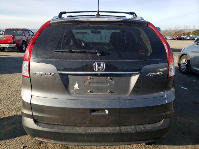 2HKRM4H74EH636158 - 2014 HONDA CR-V EXL GRAY photo 6