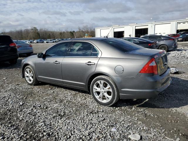 3FAHP0HA8CR122045 - 2012 FORD FUSION SE GRAY photo 2