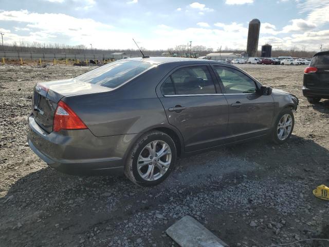 3FAHP0HA8CR122045 - 2012 FORD FUSION SE GRAY photo 3