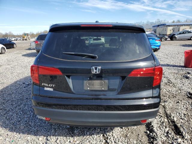 5FNYF5H56HB028316 - 2017 HONDA PILOT EXL BLACK photo 6