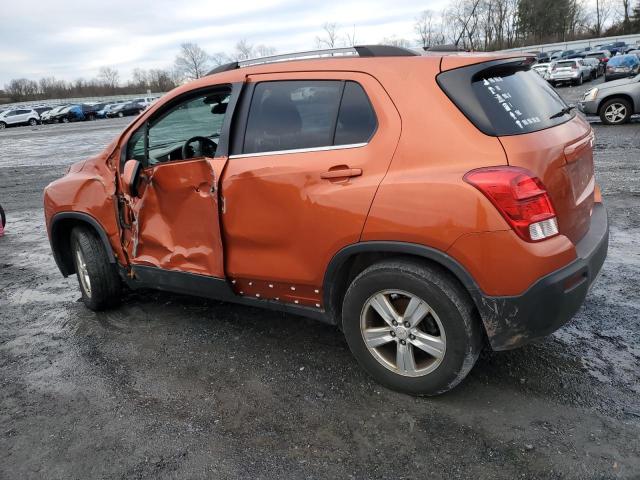 KL7CJRSB3FB151003 - 2015 CHEVROLET TRAX 1LT ORANGE photo 2