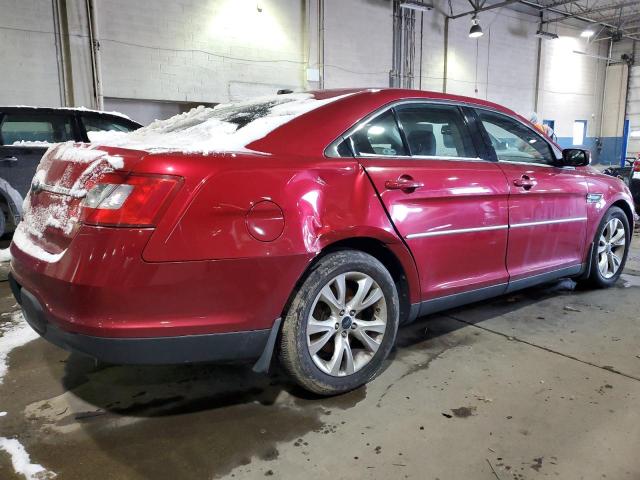 1FAHP2HW7AG168414 - 2010 FORD TAURUS SEL RED photo 3