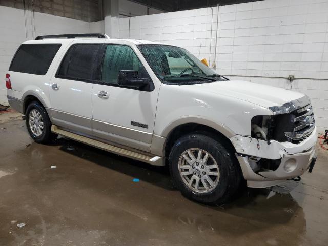 1FMFK18508LA06039 - 2008 FORD EXPEDITION EL EDDIE BAUER WHITE photo 4