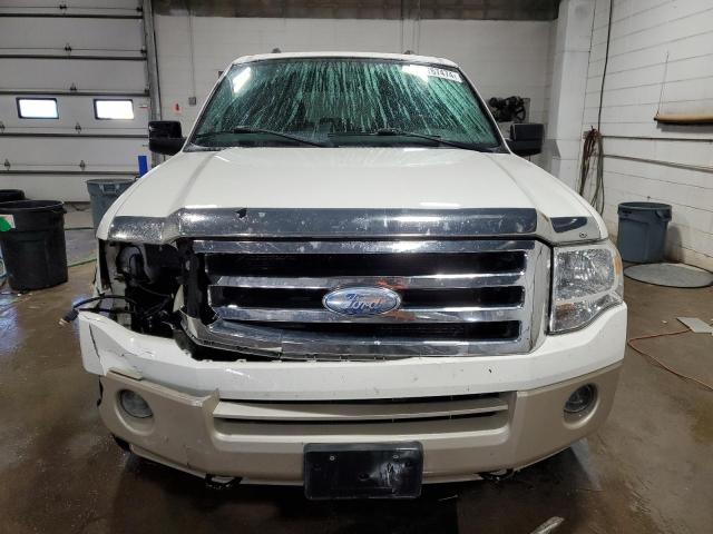 1FMFK18508LA06039 - 2008 FORD EXPEDITION EL EDDIE BAUER WHITE photo 5