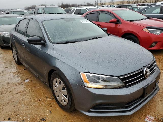 3VW2K7AJ0FM313264 - 2015 VOLKSWAGEN JETTA BASE GRAY photo 4