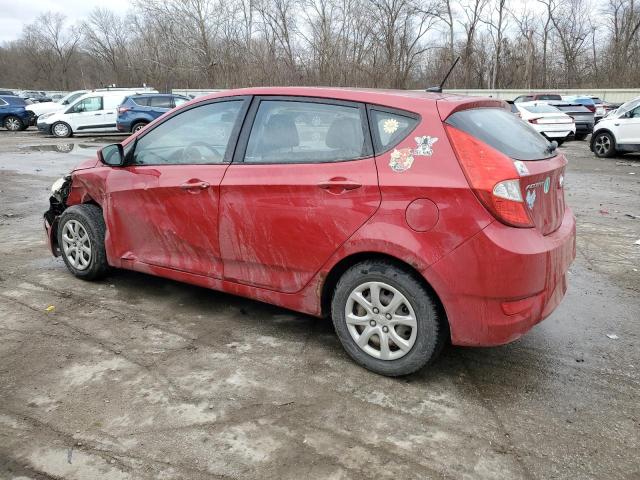 KMHCT5AE7CU008813 - 2012 HYUNDAI ACCENT GLS RED photo 2