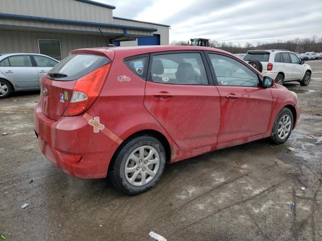 KMHCT5AE7CU008813 - 2012 HYUNDAI ACCENT GLS RED photo 3