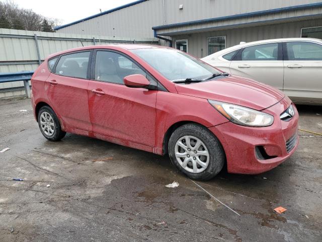 KMHCT5AE7CU008813 - 2012 HYUNDAI ACCENT GLS RED photo 4