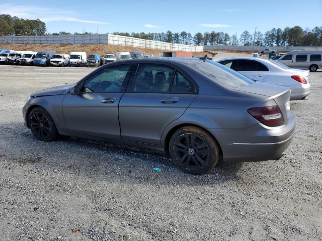 WDDGF4HB0DA858486 - 2013 MERCEDES-BENZ C 250 GRAY photo 2