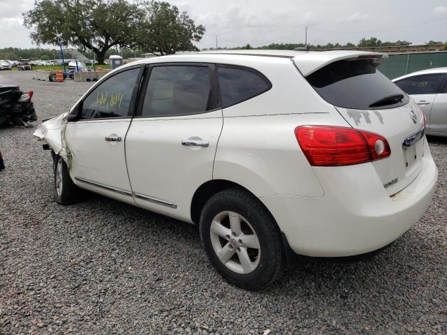 JN8AS5MT6DW041837 - 2013 NISSAN ROGUE S WHITE photo 2