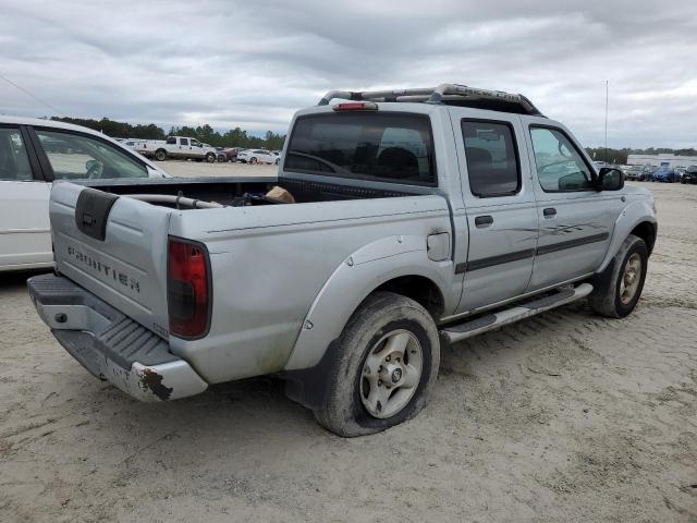 1N6ED27T92C319191 - 2002 NISSAN FRONTIER CREW CAB XE SILVER photo 3