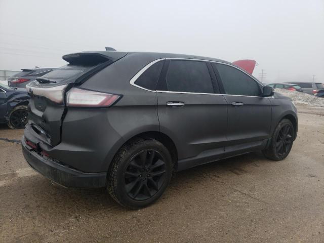 2FMTK4K9XFBB92380 - 2015 FORD EDGE TITANIUM GRAY photo 3