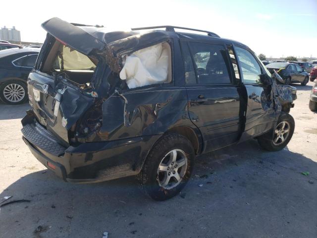 5FNYF28567B037417 - 2007 HONDA PILOT EXL BLACK photo 3