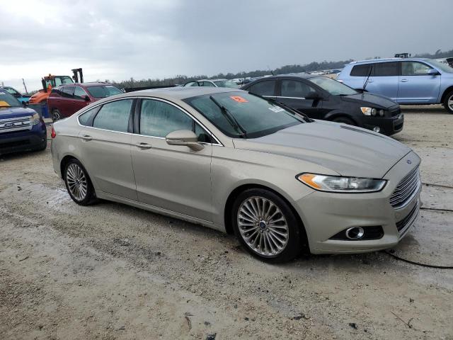 3FA6P0K9XFR173184 - 2015 FORD FUSION TITANIUM GOLD photo 4