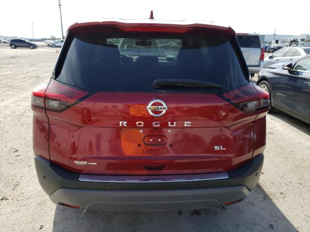 5N1AT3CA5MC828546 - 2021 NISSAN ROGUE SL RED photo 6