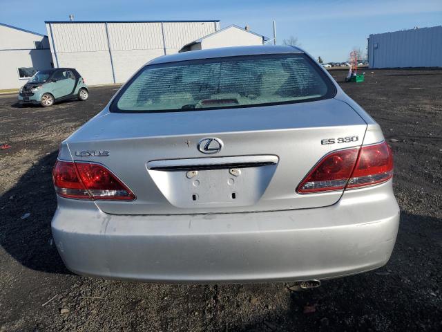 JTHBA30G465154760 - 2006 LEXUS ES 330 SILVER photo 6