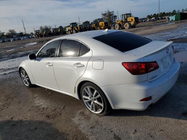 JTHBK262475048118 - 2007 LEXUS IS 250 WHITE photo 2