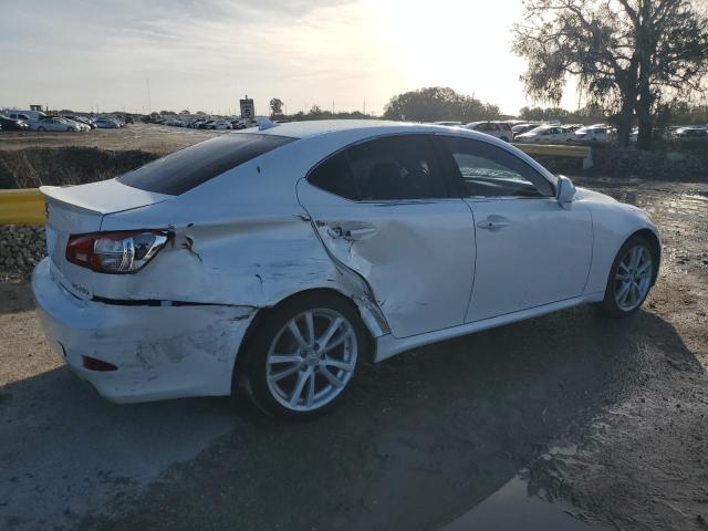 JTHBK262475048118 - 2007 LEXUS IS 250 WHITE photo 3