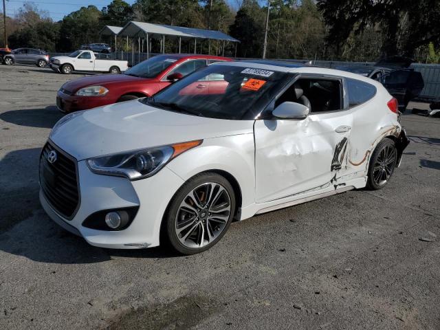 KMHTC6AEXGU267730 - 2016 HYUNDAI VELOSTER TURBO WHITE photo 1