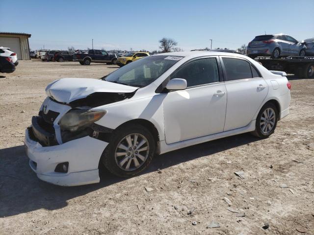 2T1BU40E49C117390 - 2009 TOYOTA COROLLA BASE WHITE photo 1