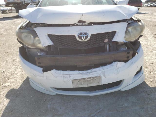 2T1BU40E49C117390 - 2009 TOYOTA COROLLA BASE WHITE photo 12