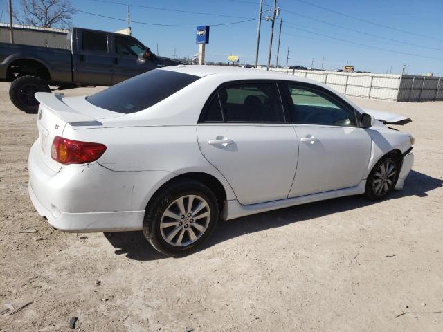 2T1BU40E49C117390 - 2009 TOYOTA COROLLA BASE WHITE photo 3