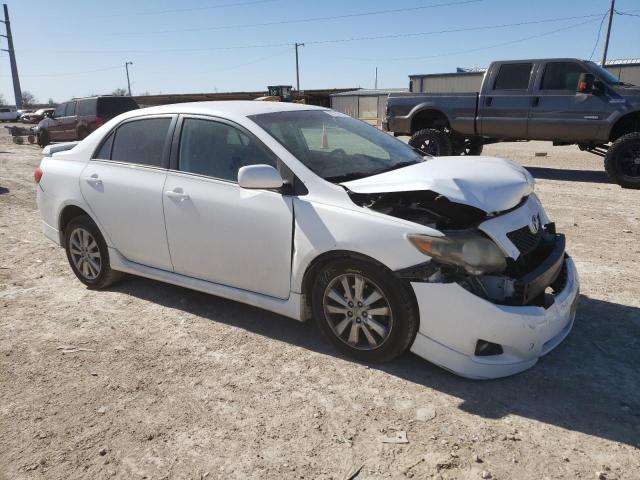 2T1BU40E49C117390 - 2009 TOYOTA COROLLA BASE WHITE photo 4