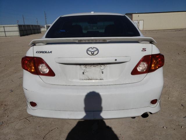 2T1BU40E49C117390 - 2009 TOYOTA COROLLA BASE WHITE photo 6