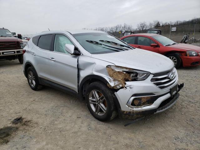 5XYZTDLB3JG552185 - 2018 HYUNDAI SANTA FE S SILVER photo 4