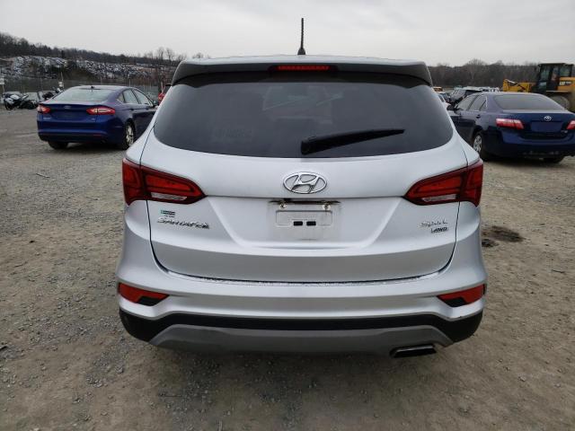 5XYZTDLB3JG552185 - 2018 HYUNDAI SANTA FE S SILVER photo 6