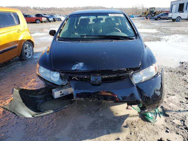 1HGFA16507L091233 - 2007 HONDA CIVIC LX BLACK photo 5