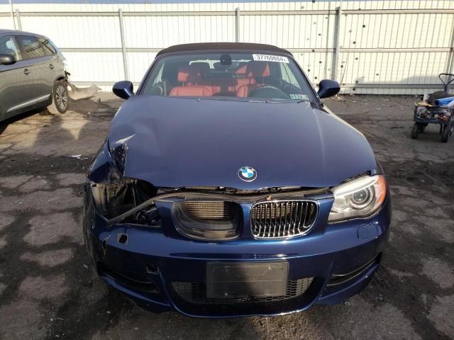 WBAUN7C58DVM27872 - 2013 BMW 135 I BLUE photo 5