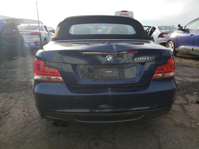 WBAUN7C58DVM27872 - 2013 BMW 135 I BLUE photo 6