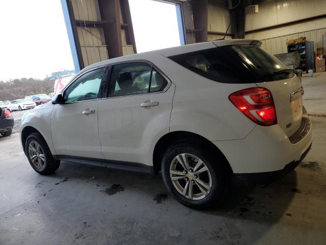 2GNALBEK6G6214789 - 2016 CHEVROLET EQUINOX LS WHITE photo 2