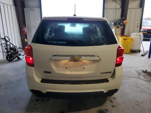 2GNALBEK6G6214789 - 2016 CHEVROLET EQUINOX LS WHITE photo 6