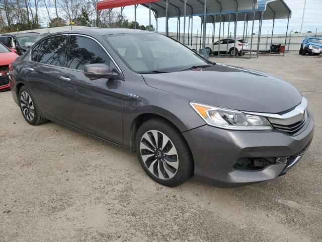 JHMCR6F3XHC007778 - 2017 HONDA ACCORD HYBRID GRAY photo 4