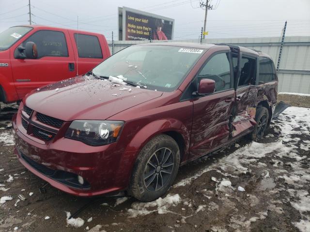 2C4RDGEG6HR842479 - 2017 DODGE GRAND CARA GT BURGUNDY photo 1