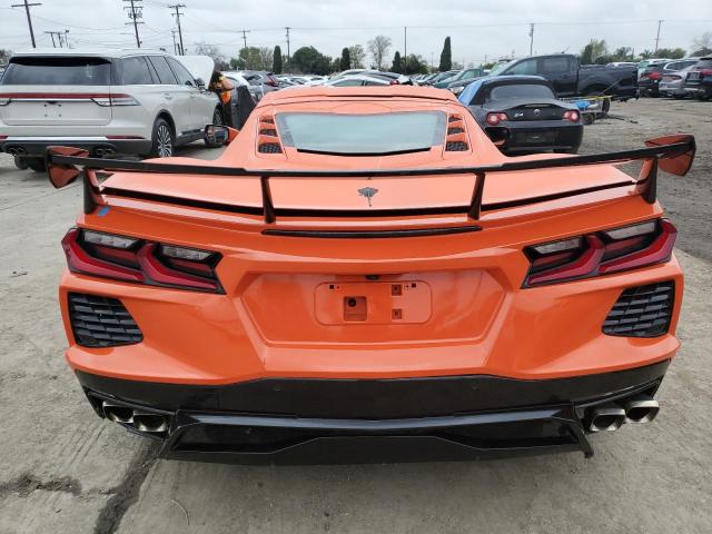 1G1YA2D48M5113060 - 2021 CHEVROLET CORVETTE STINGRAY 1LT ORANGE photo 6