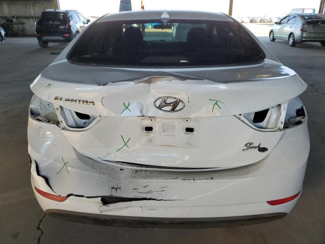 5NPDH4AE1GH736969 - 2016 HYUNDAI ELANTRA SE WHITE photo 6