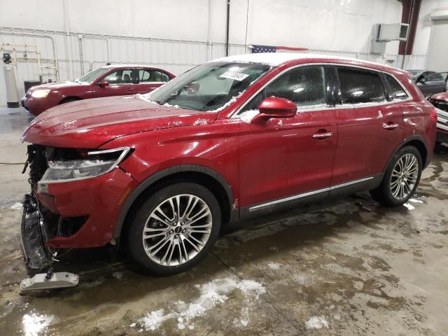 2LMTJ8LR9GBL24771 - 2016 LINCOLN MKX RESERVE RED photo 1