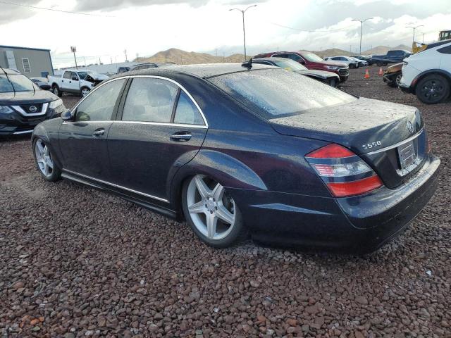 WDDNG71X58A152891 - 2008 MERCEDES-BENZ S 550 BLUE photo 2