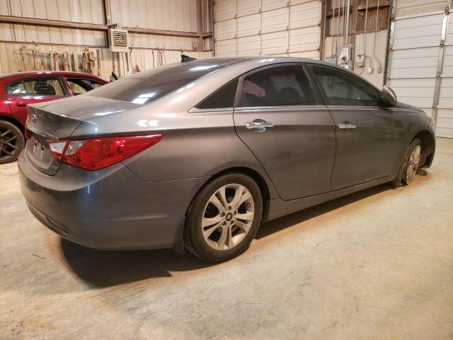 5NPEC4AC2DH657310 - 2013 HYUNDAI SONATA SE GRAY photo 3