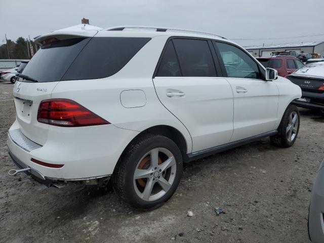 4JGDA5HB0GA727379 - 2016 MERCEDES-BENZ GLE 350 4MATIC WHITE photo 3