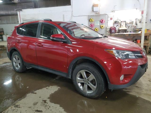 JTMRFREV7FJ018240 - 2015 TOYOTA RAV4 XLE RED photo 4