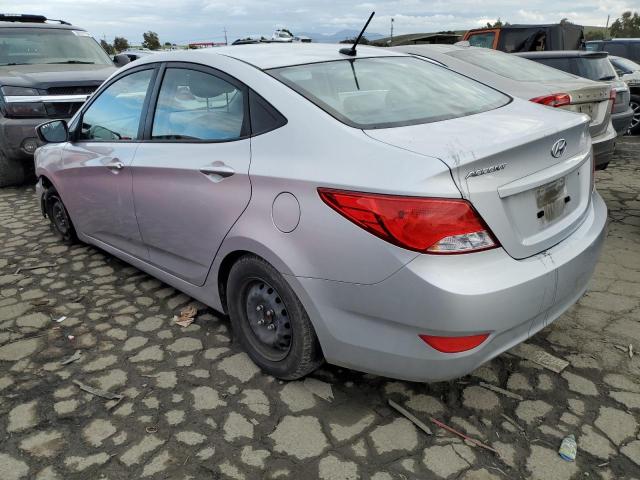 KMHCT4AE9GU161046 - 2016 HYUNDAI ACCENT SE SILVER photo 2